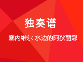 塞内维尔《水边的阿狄丽娜》吉他谱C调吉他指弹独奏谱_考级四级