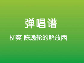 柳爽《陈逸轮的解放西》吉他谱C调吉他弹唱谱